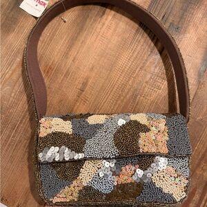 Beaded Bag Sequin Shoulder Bag